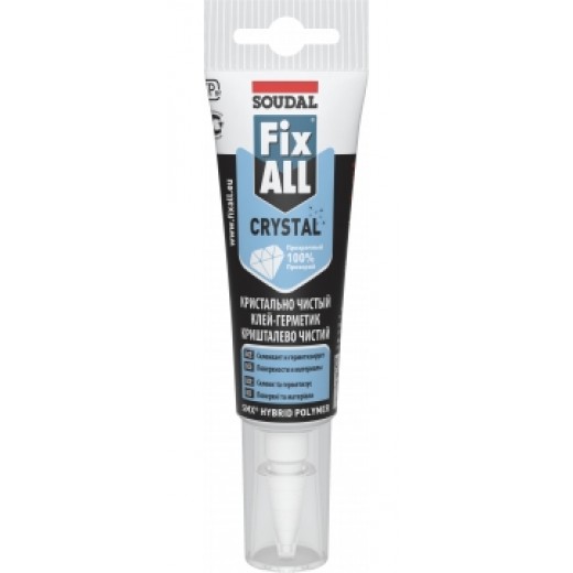 SOUDAL Adez. FIX ALL CRISTAL 125 ml (12) transparent 131081